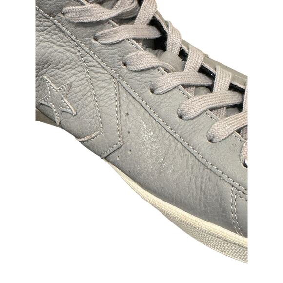 Converse Pro Leather 76 Mid Grey Sneakers Men’s 13 - Picture 5 of 8